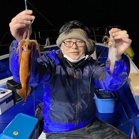 釣果情報・2月22日(水)沼津沖深夜マルイカ